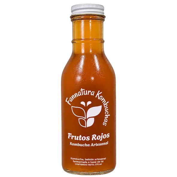 Kombucha frutos rojos